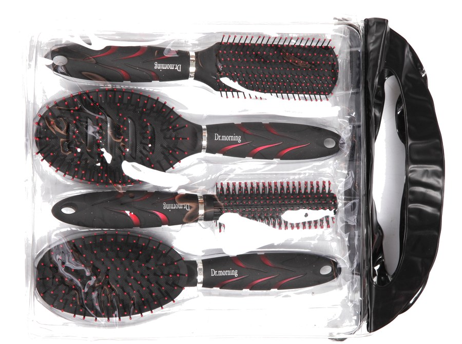 PVC Pouch Packing  - hairbrush set